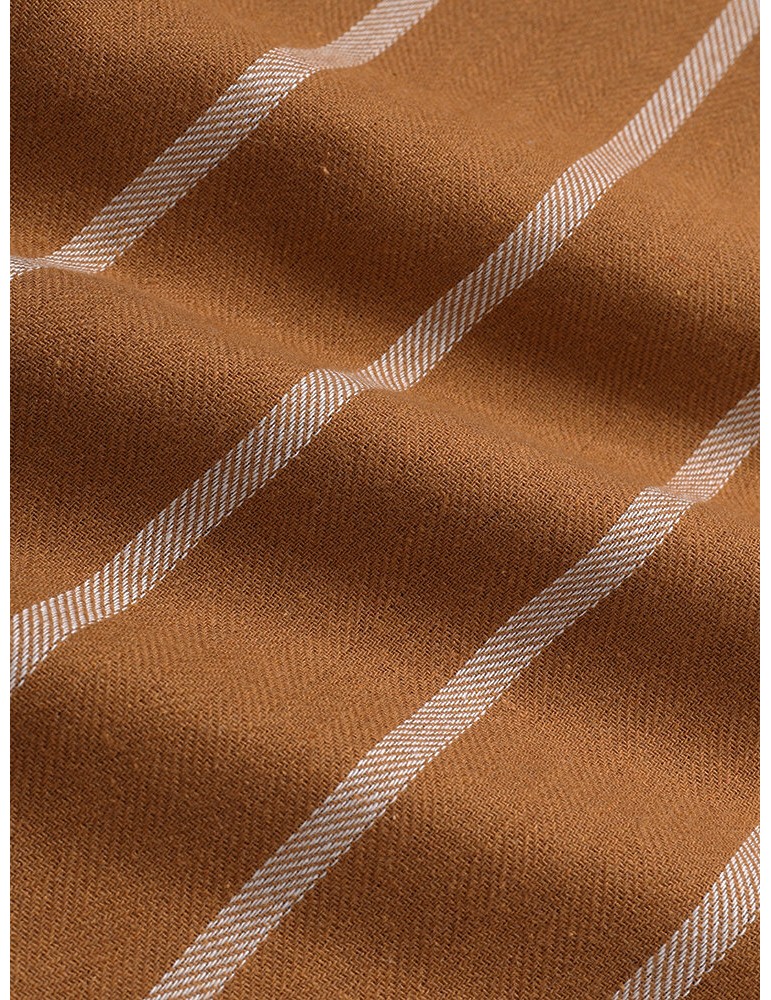 Mens Vintage Striped Loose Comfy Casual Henley Shirts