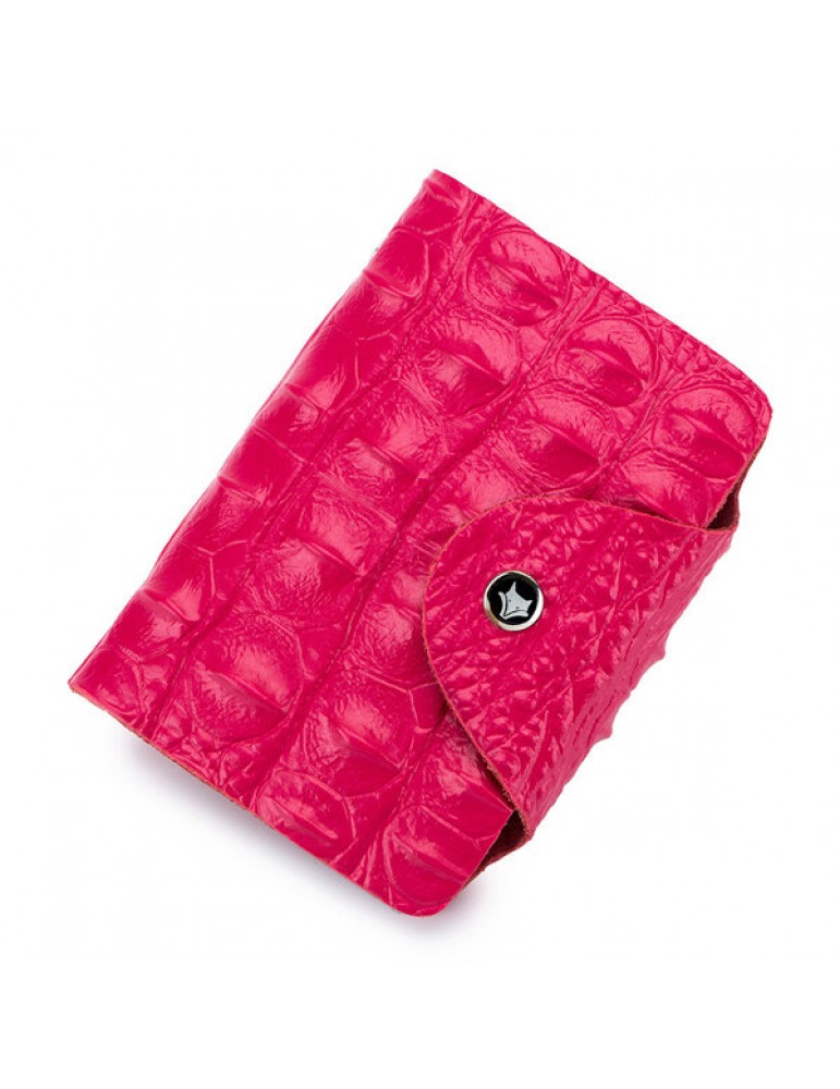Men Vintage Genuine Leather Alligator Pattern Multi-slot Card Holder Wallet